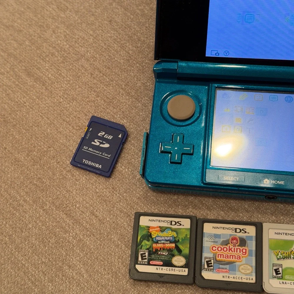 Nintendo 3ds aqua